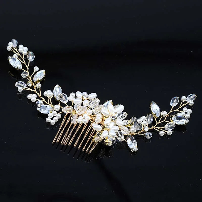 Peigne à cheveux mariage – Perles Royales - Chic & Coquette
