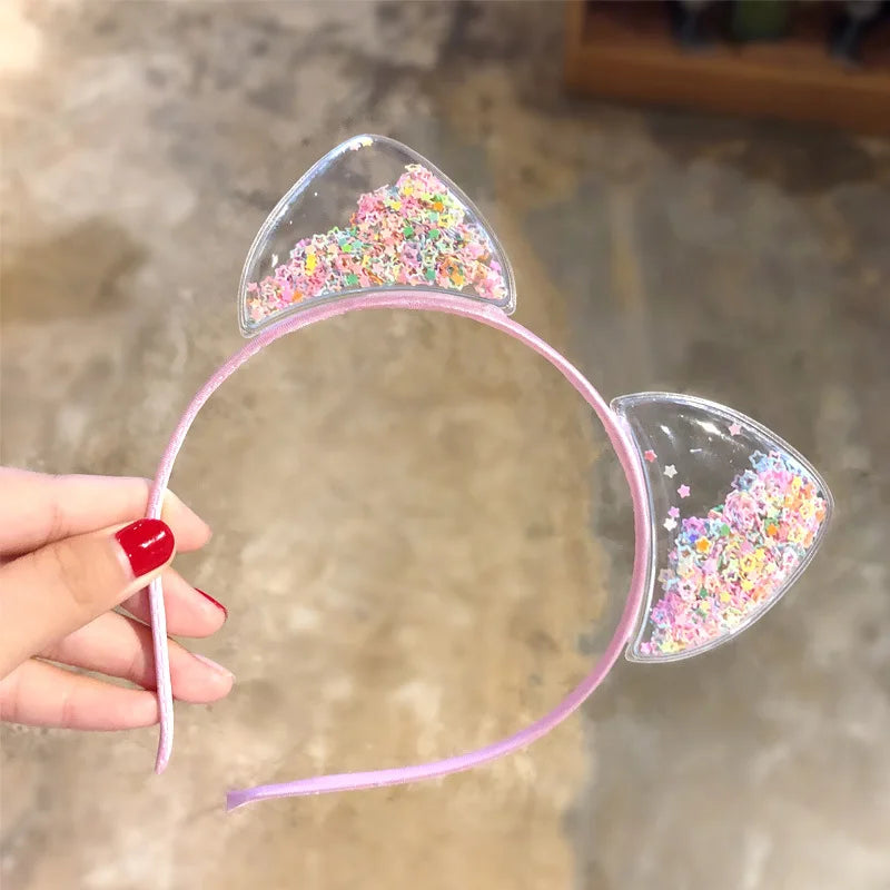 Serre-tête - Oreilles Pailletées Brillantes