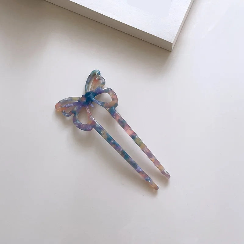 Épingle à cheveux – Papillon d'Acétate - Chic & Coquette