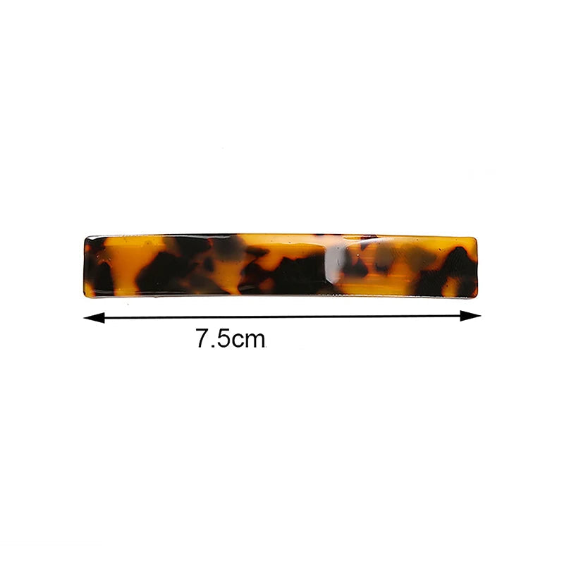 Barrette cheveux léopard en acétate 3 - Chic & Coquette