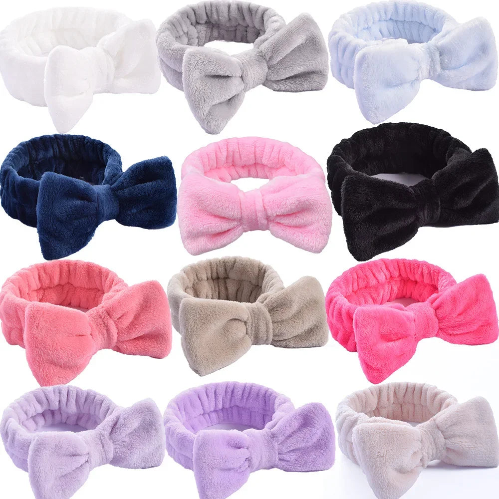 Bandeau Maquillage Noeud Papillon Rose bonbon - Chic & Coquette