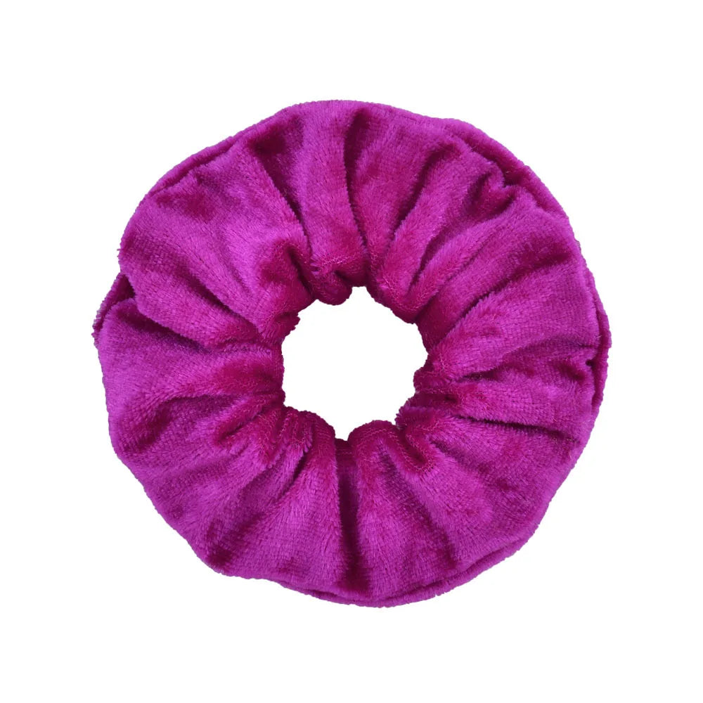 Chouchou en velours Violet 3 - Chic & Coquette