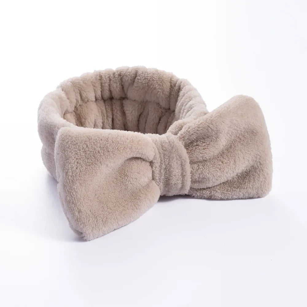 Bandeau Maquillage Noeud Papillon Café - Chic & Coquette