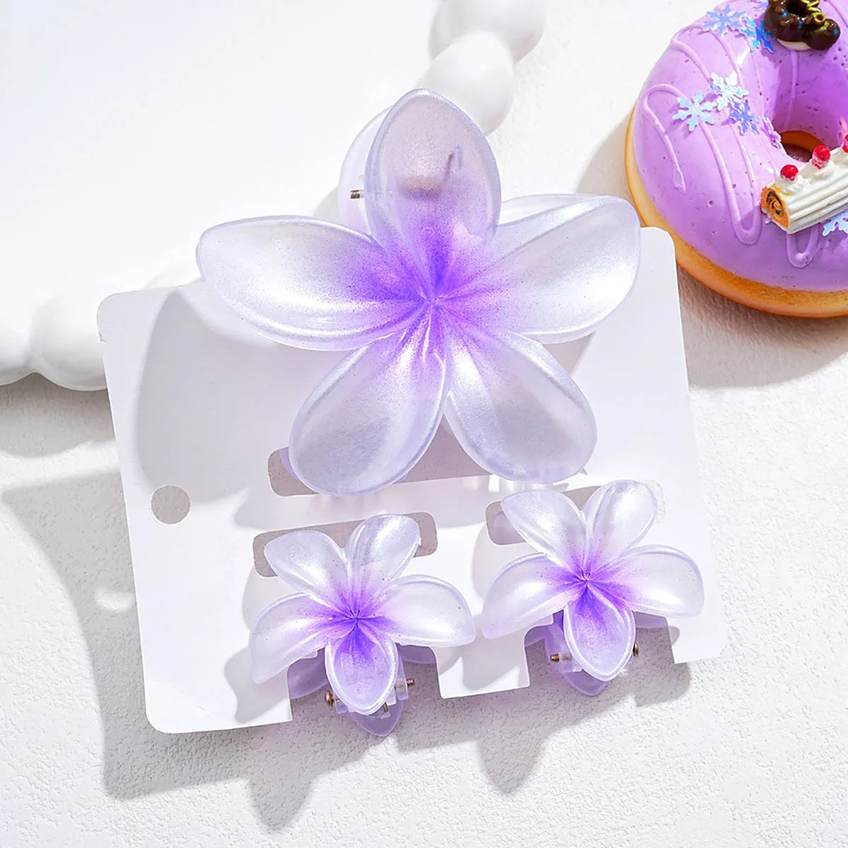 Pinces à cheveux - Fleurs d'Été Blancheur - Chic & Coquette