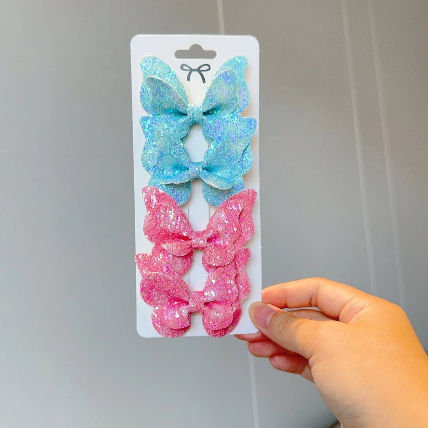 Barrette Bébé - Noeud Papillon Brillant - Chic & Coquette