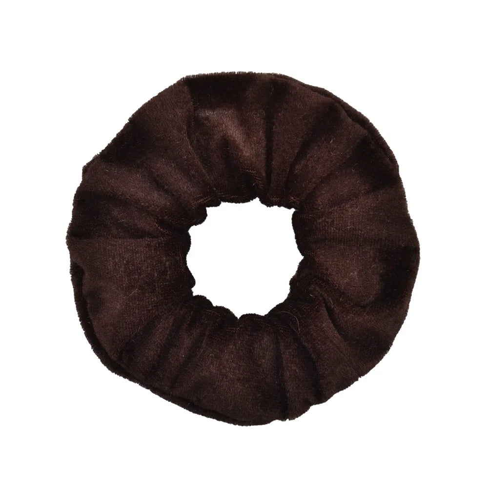 Chouchou en velours Brun, Marron 6 - Chic & Coquette