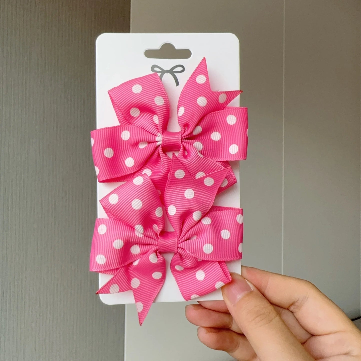 Barrette bébé - Noeuds imprimés - Chic & Coquette