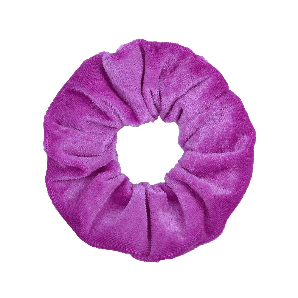Chouchou en velours Violet 2 - Chic & Coquette
