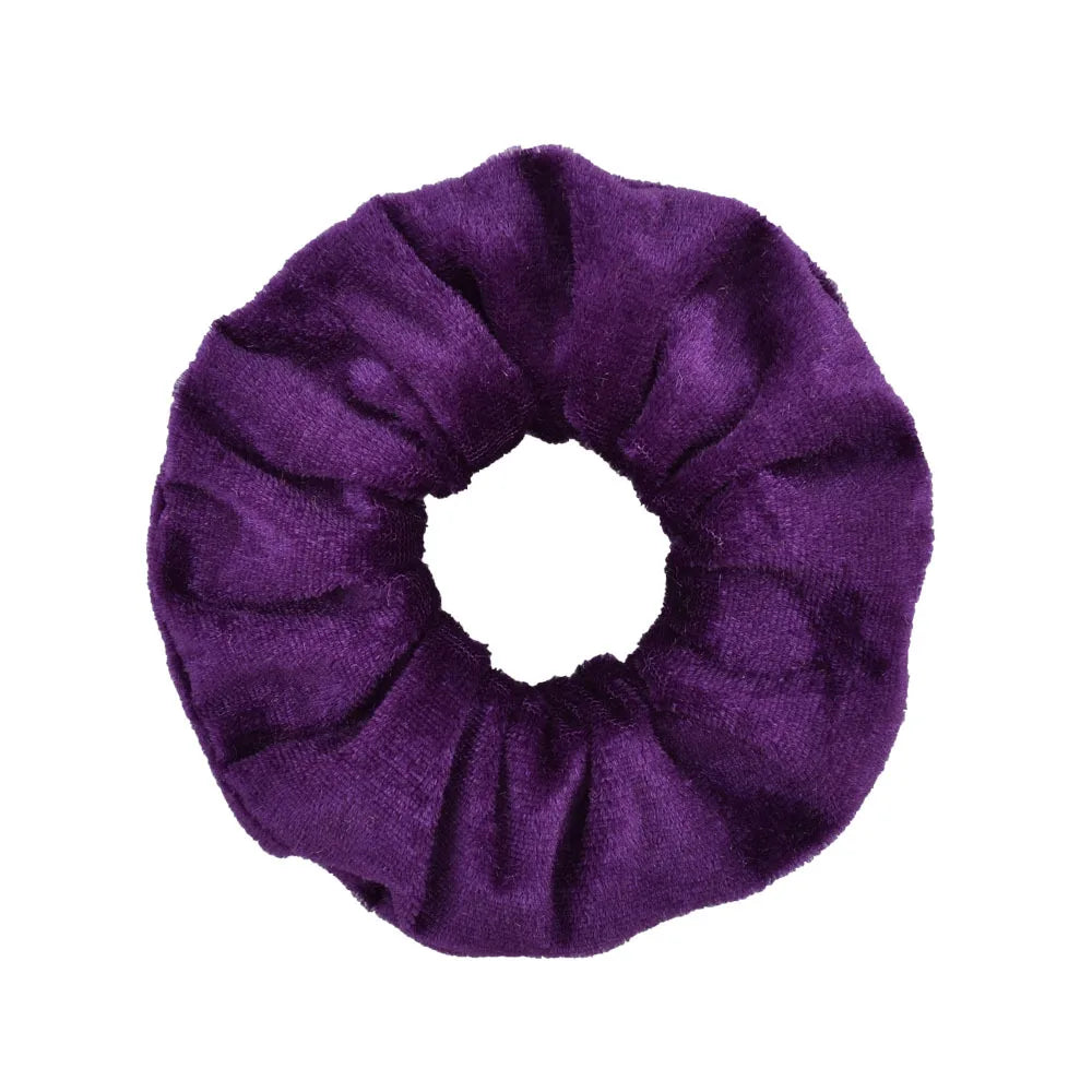Chouchou en velours Violet 5 - Chic & Coquette