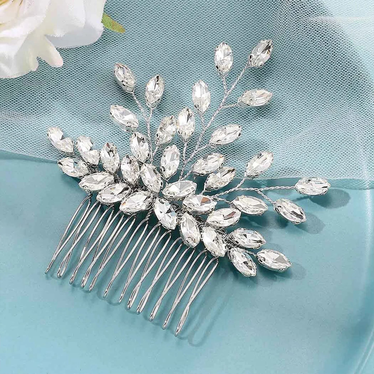 Peigne à cheveux mariage – Élégance Luxueuse - Chic & Coquette