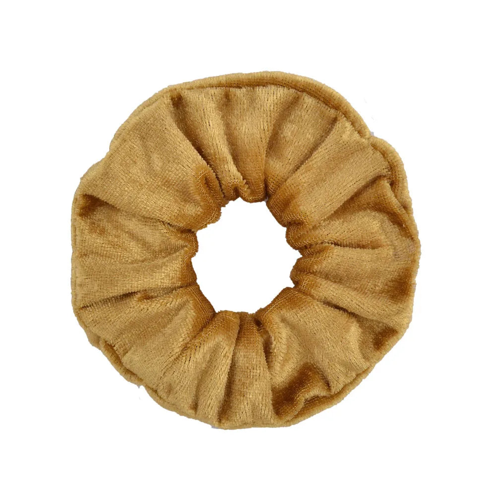 Chouchou en velours Brun, Marron 3 - Chic & Coquette