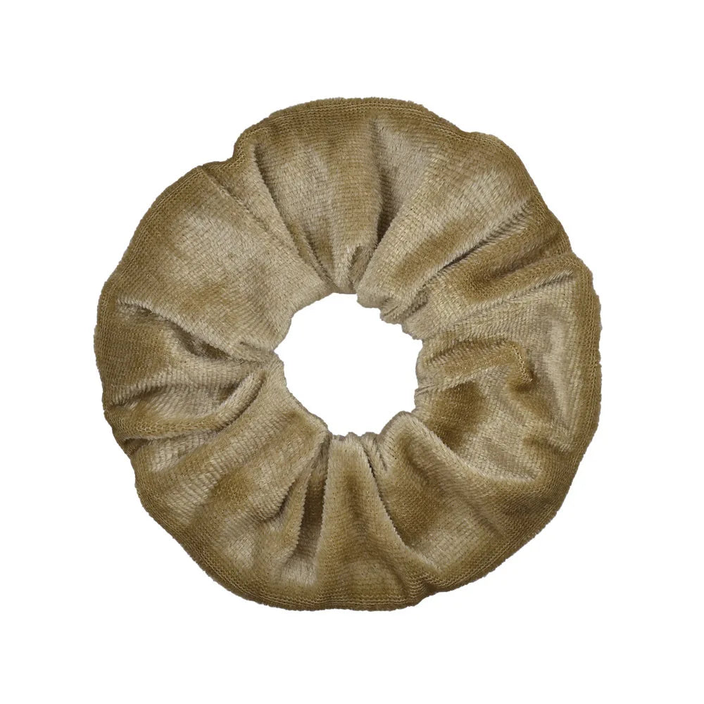Chouchou en velours Brun, Marron 1 - Chic & Coquette