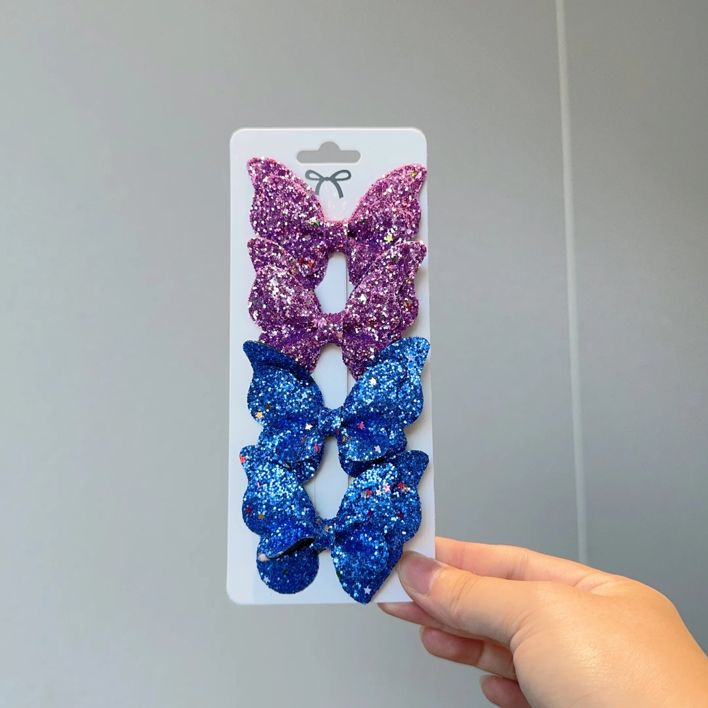 Barrette Bébé - Noeud Papillon Brillant - Chic & Coquette