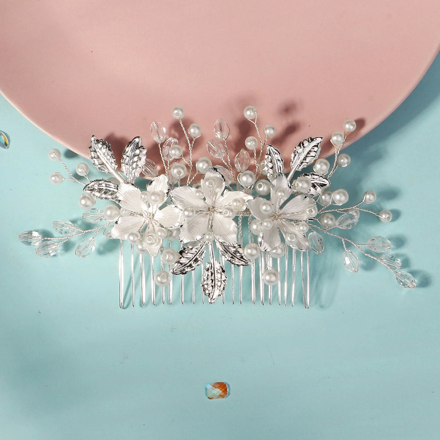 Peigne à cheveux mariage – Élégance Luxueuse - Chic & Coquette