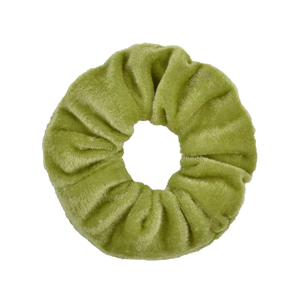 Chouchou en velours Vert 3 - Chic & Coquette