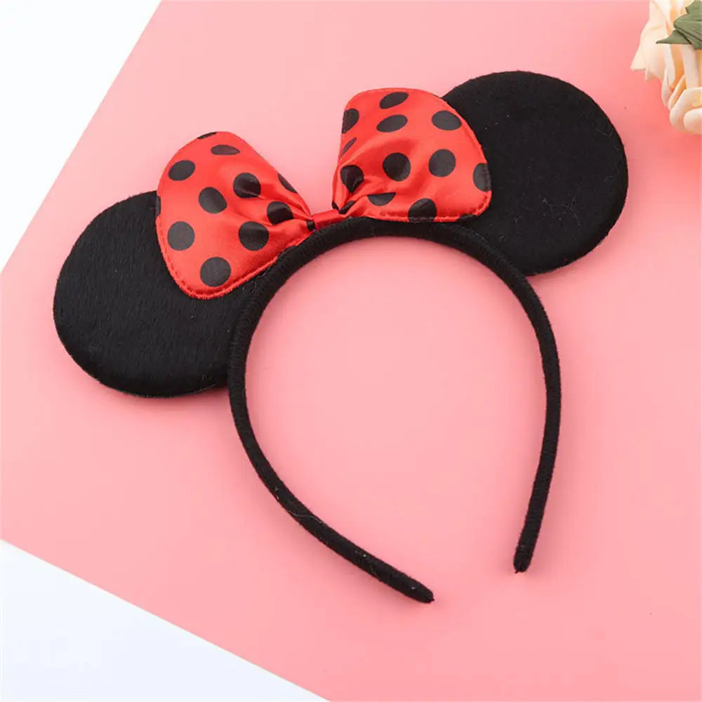 Serre-Tête Mickey & Minnie Mouse Rouge-noir - Chic & Coquette