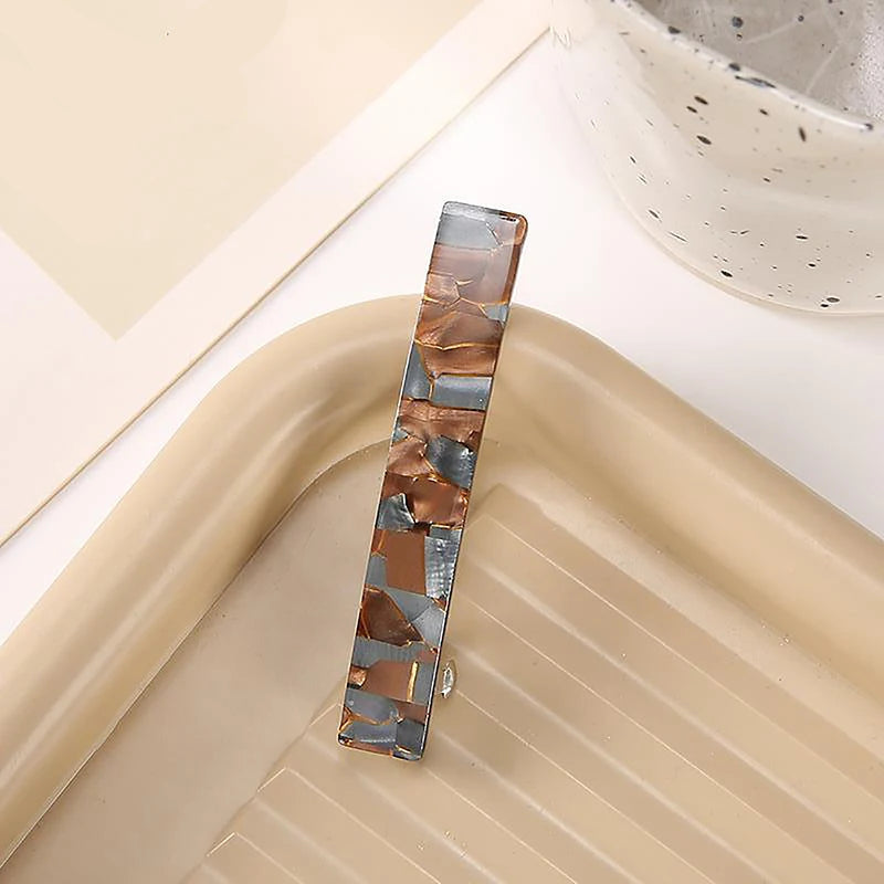 Barrette cheveux léopard en acétate 4 - Chic & Coquette