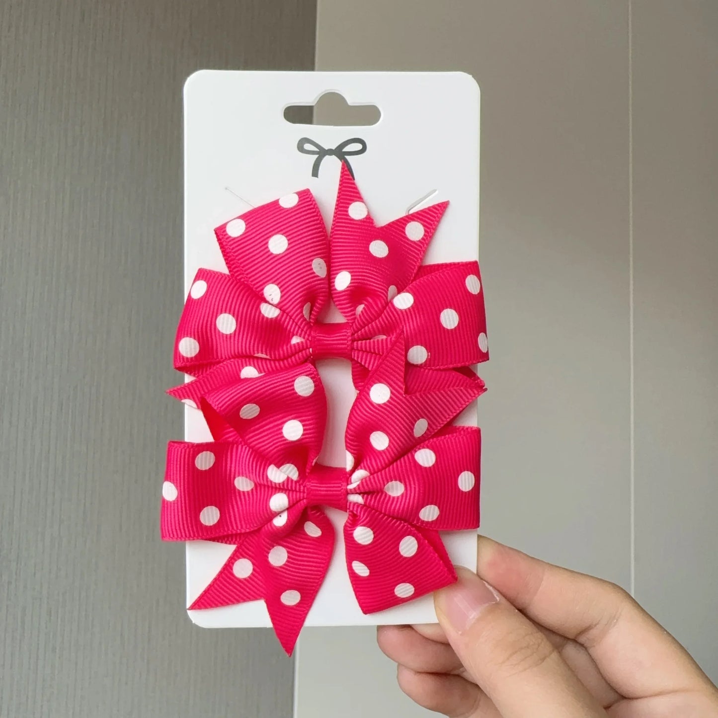 Barrette bébé - Noeuds imprimés - Chic & Coquette