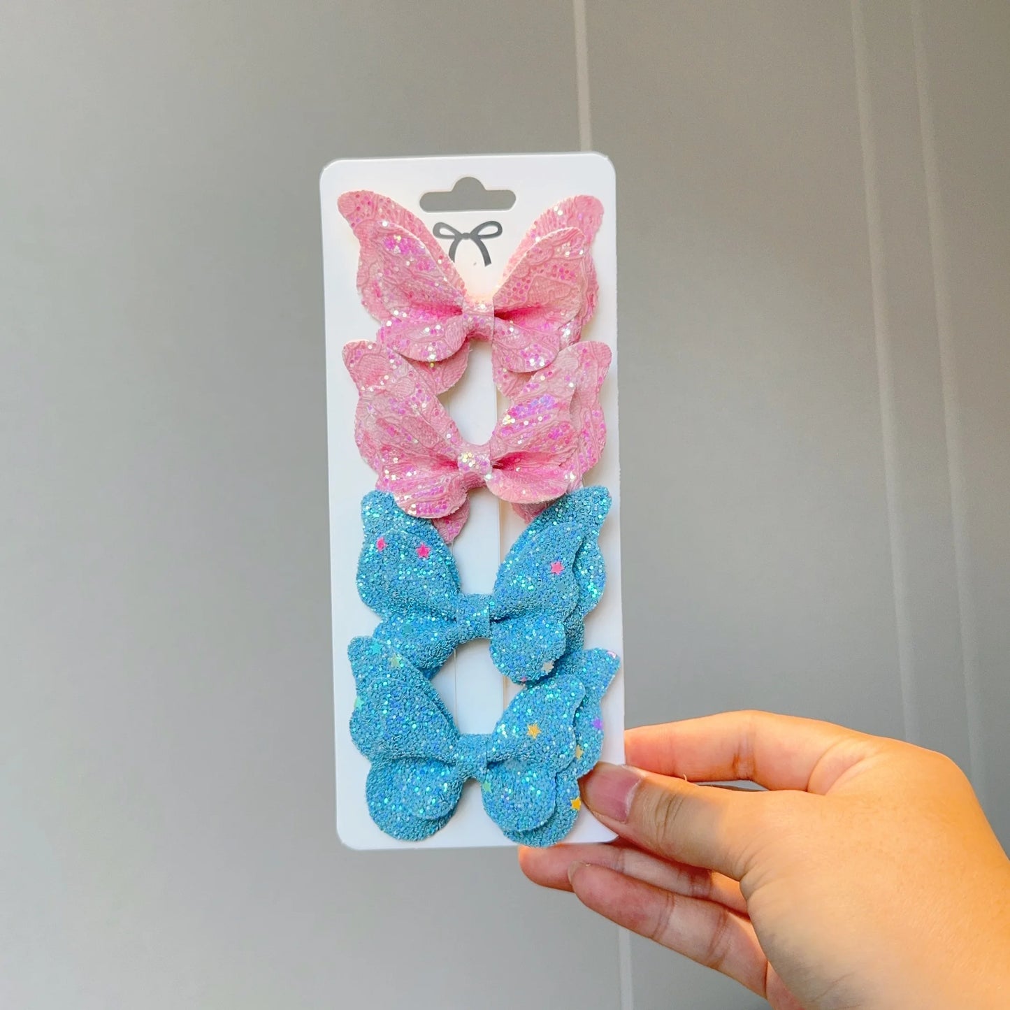 Barrette Bébé - Noeud Papillon Brillant - Chic & Coquette