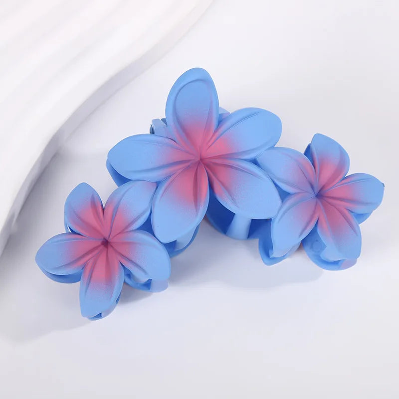 Pince à cheveux – Fleurs de Frangipanier - Chic & Coquette