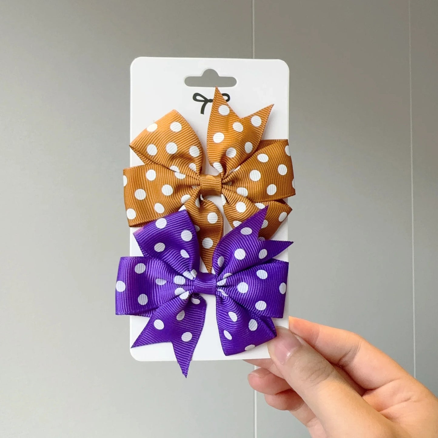 Barrette bébé - Noeuds imprimés - Chic & Coquette