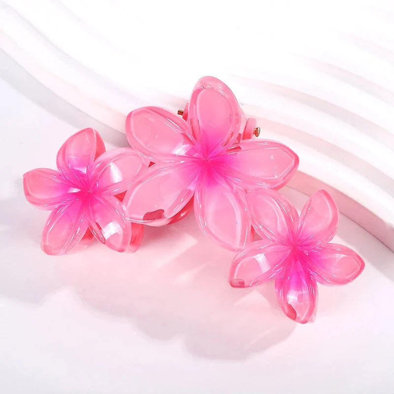 Pince à cheveux – Fleurs de Frangipanier - Chic & Coquette