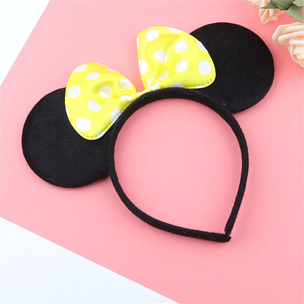 Serre-Tête Mickey & Minnie Mouse Blanc - Chic & Coquette