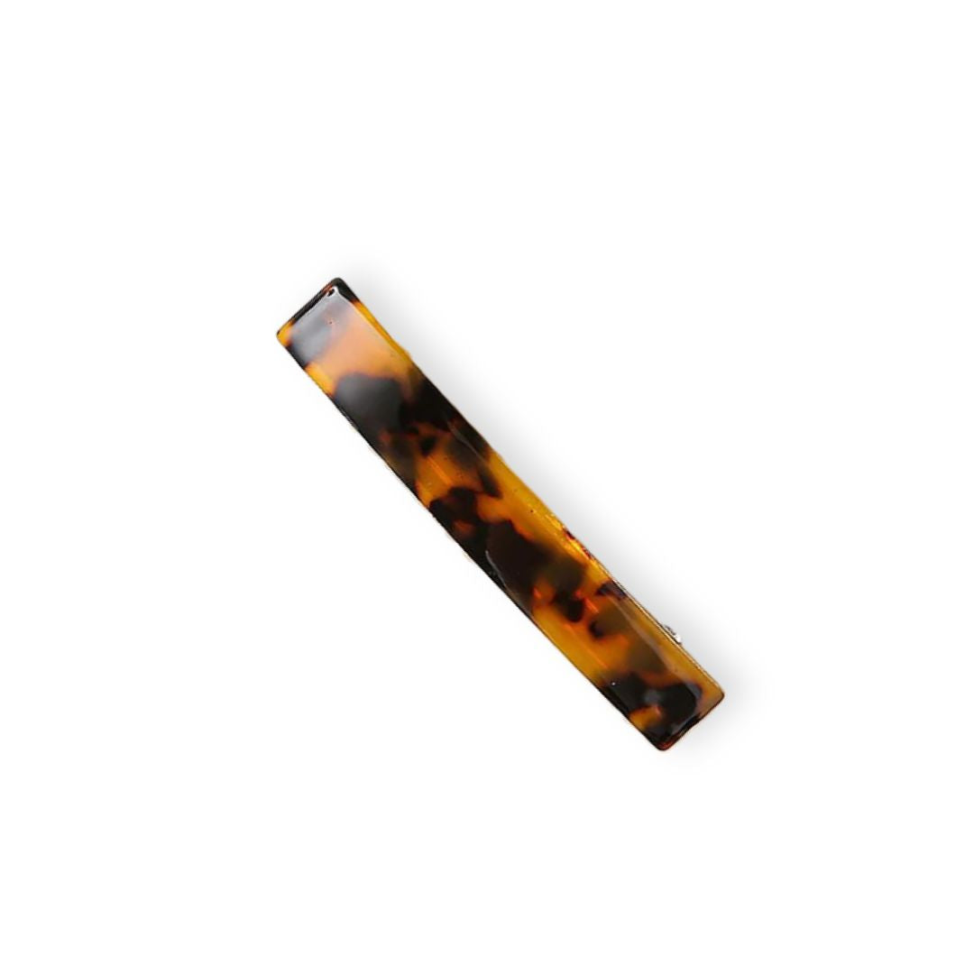Barrette cheveux léopard en acétate 1 - Chic & Coquette