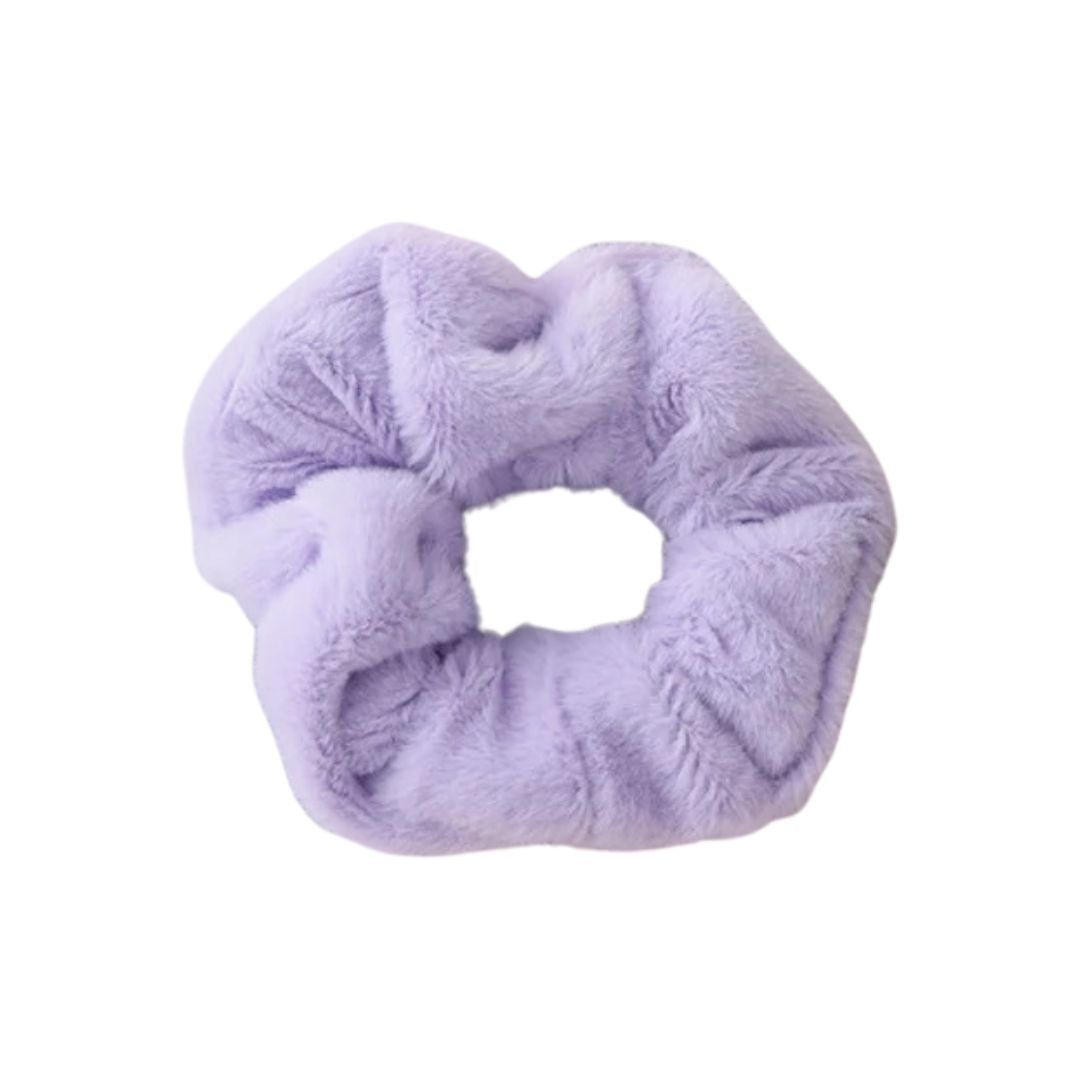Chouchou en polaire peluché Lilas - Chic & Coquette