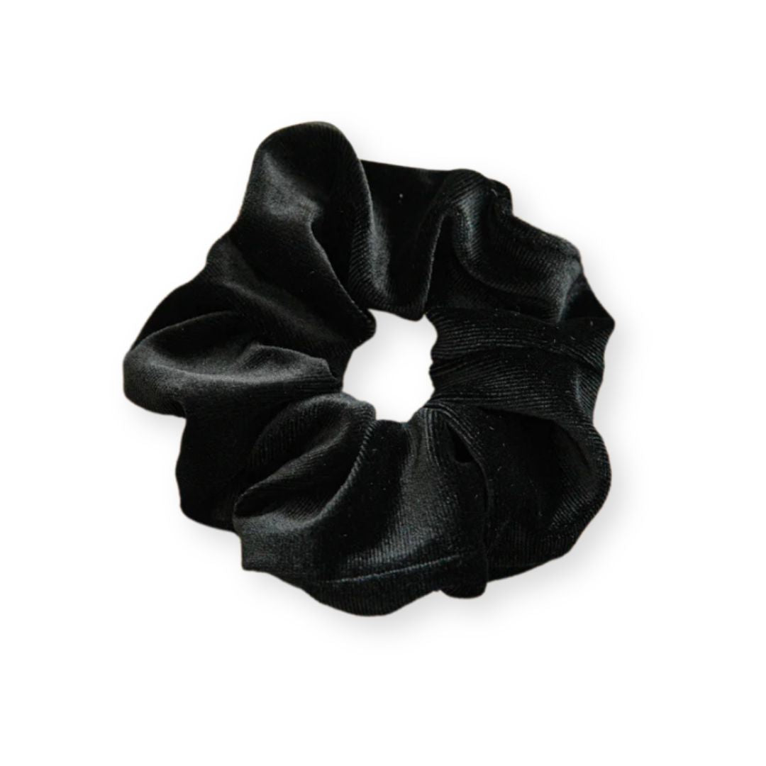 Chouchou en velours doux Noir - Chic & Coquette