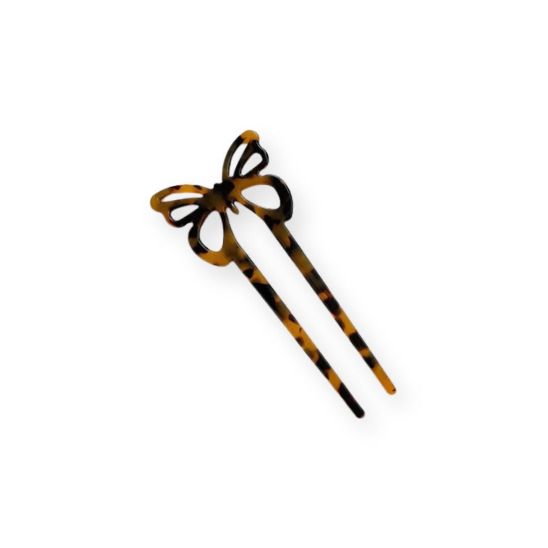 Épingle à cheveux papillon colorée en acétate 3 - Chic & Coquette