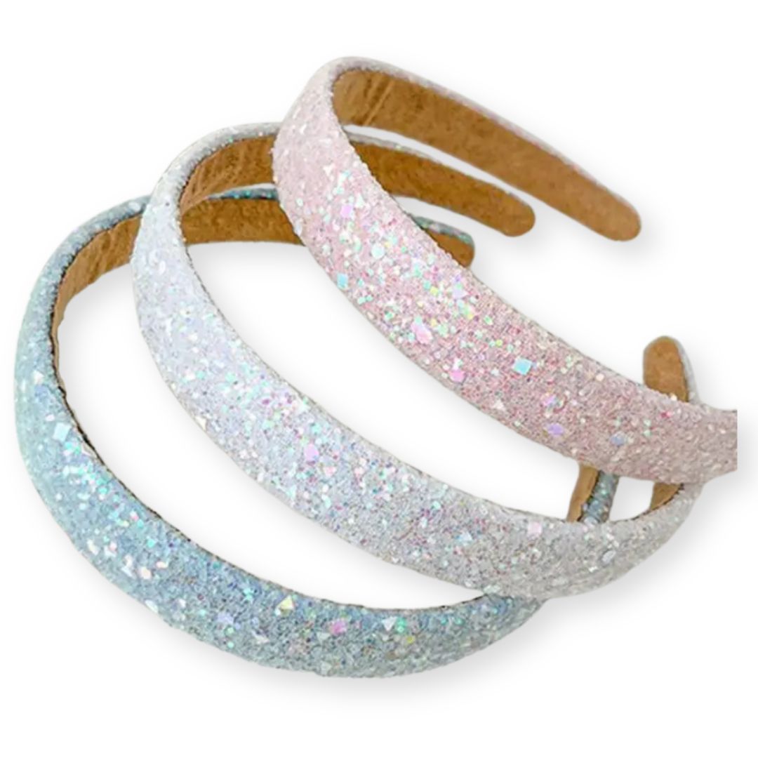 Serre Tête antidérapant à paillettes en sequin Lot 3 pièces - Chic & Coquette
