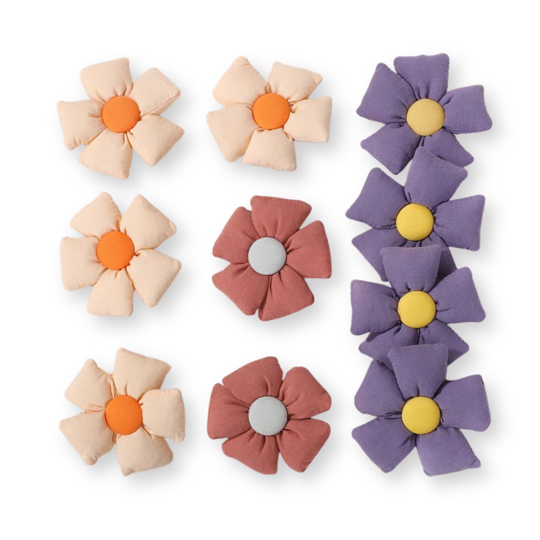 Petites pinces à cheveux - Boutons de Fleurs - Chic & Coquette
