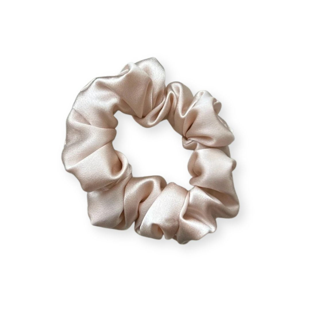 Petit chouchou en soie de mûrier Rose - Chic & Coquette