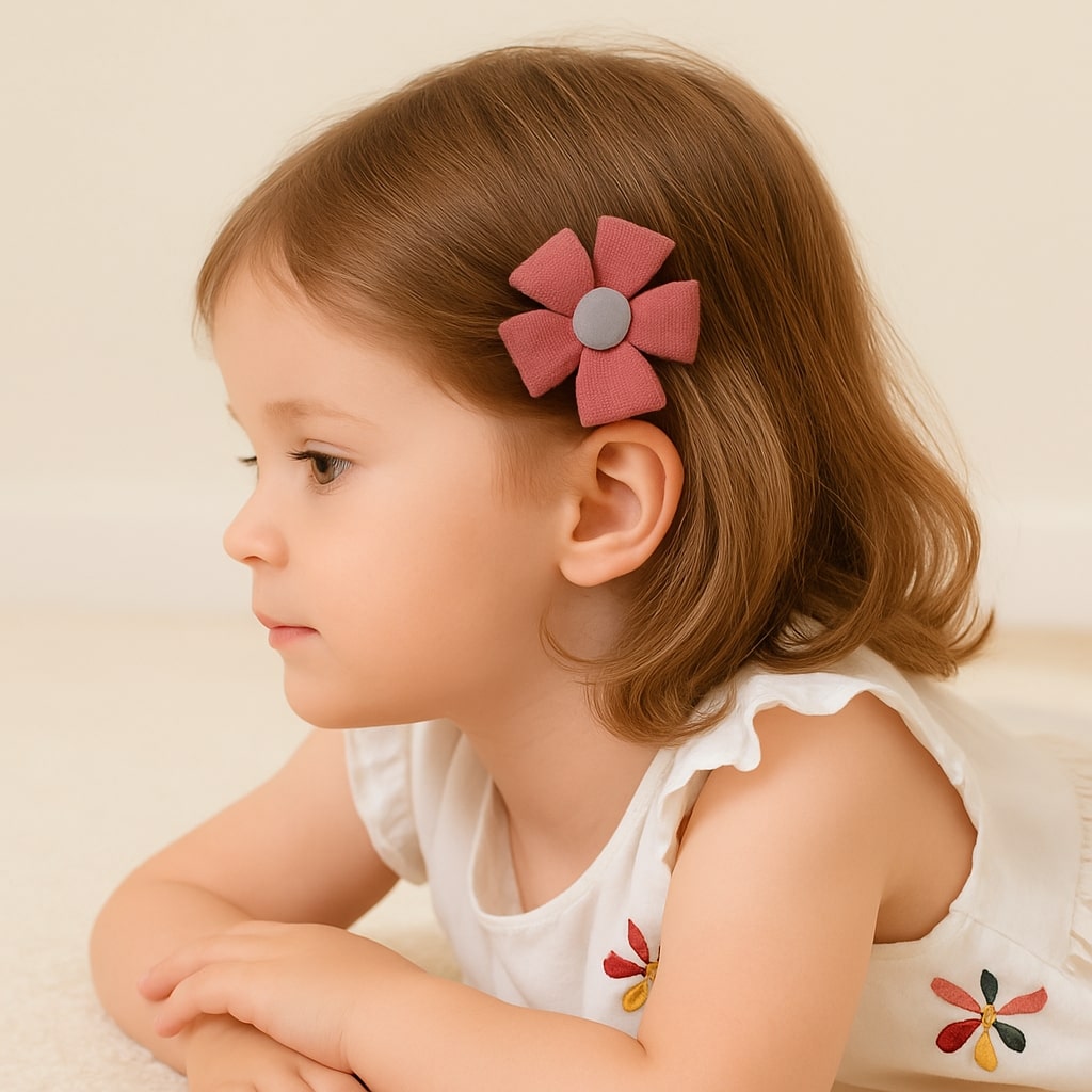 Petites pinces à cheveux - Boutons de Fleurs - Chic & Coquette