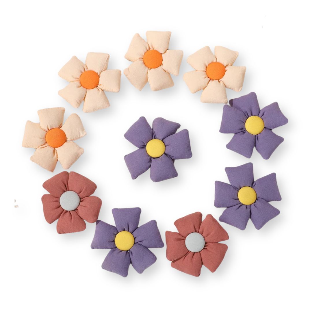 Petites pinces à cheveux - Boutons de Fleurs - Chic & Coquette