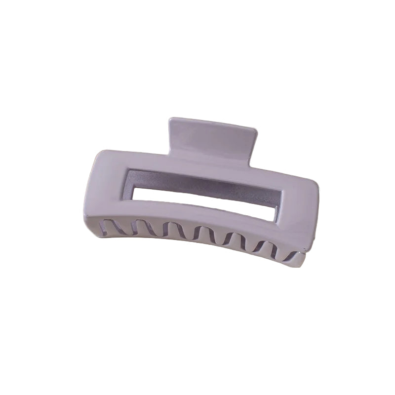 Pince à cheveux en forme de rectangle couleur lilas, violet - Chic & Coquette