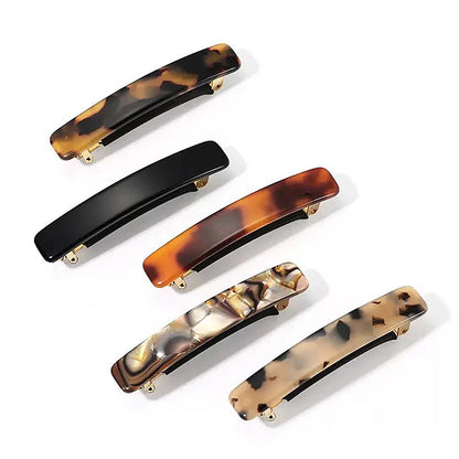 Barrette cheveux léopard en acétate 2 - Chic & Coquette
