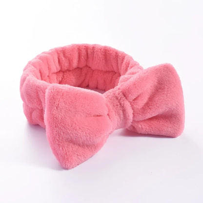 Bandeau Maquillage Noeud Papillon Rose - Chic & Coquette