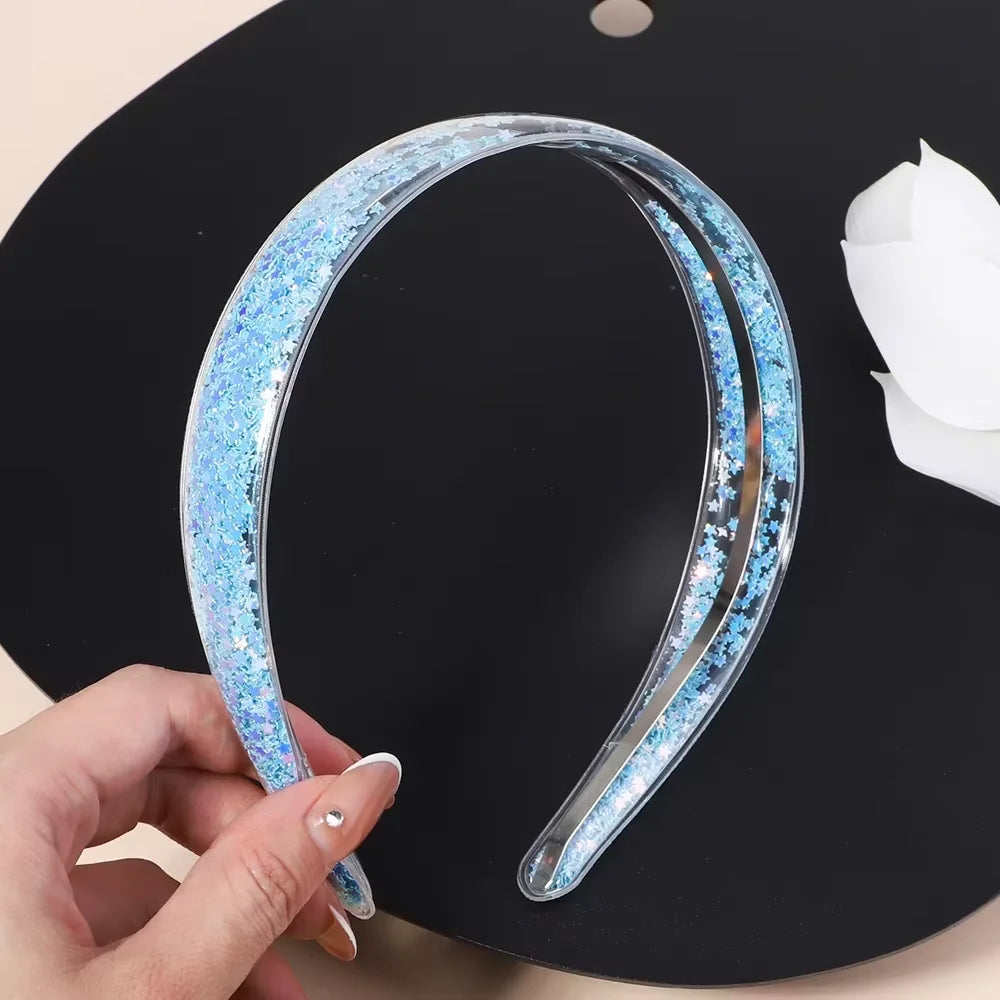 Serre-Tête Transparent à Paillettes Amovibles – Pour Filles, Enfants 7 - Chic & Coquette
