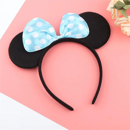 Serre-Tête Mickey & Minnie Mouse Bleu - Chic & Coquette