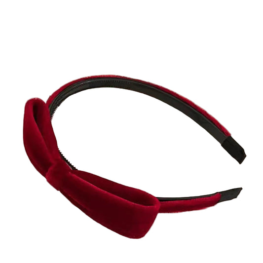 serre-tête petit noeud élégant de couleur rouge - Chic & Coquette