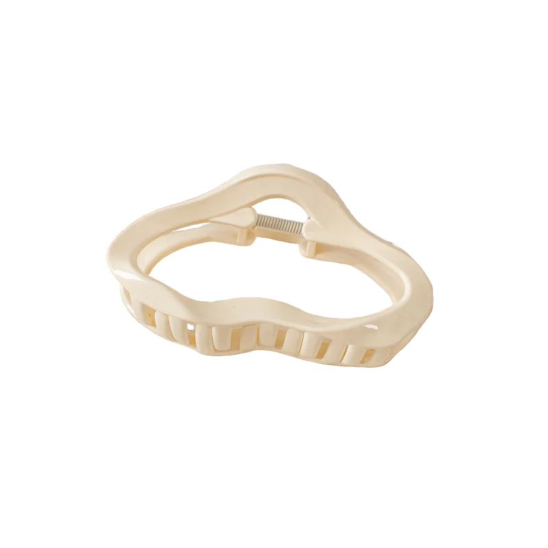 Pince à cheveux Nuage Pastel de couleur blanc crème - Chic & Coquette