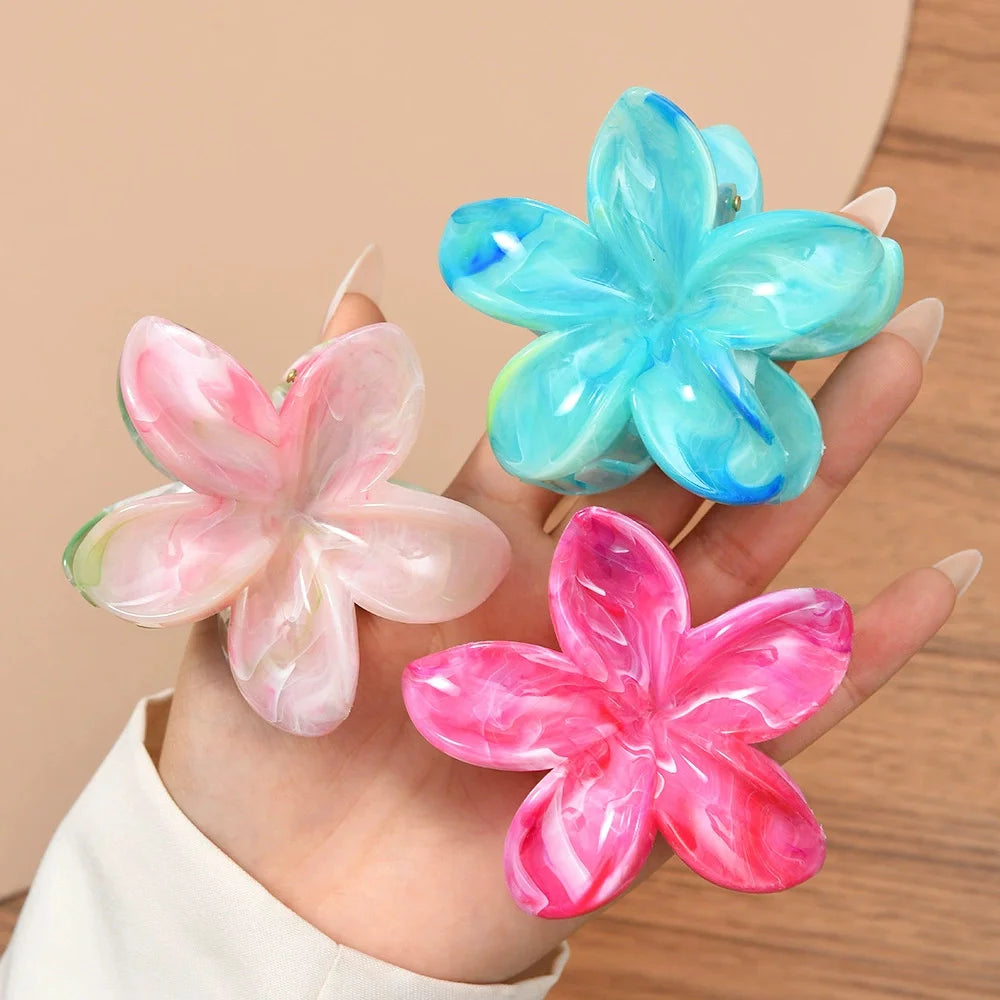 Pinces à cheveux fleurs XXL E - Chic & Coquette