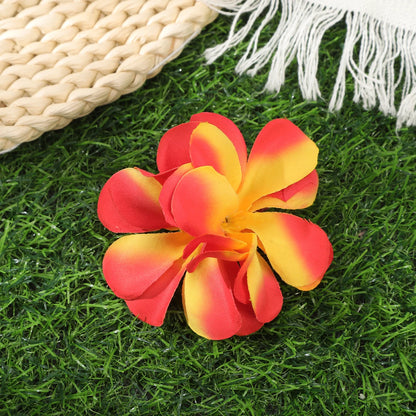 Pince à cheveux orchidée en forme de boule – Style bohème, plage Rose - Chic & Coquette