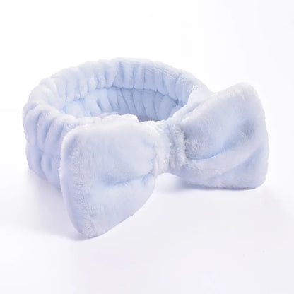 Bandeau Maquillage Noeud Papillon Bleu ciel - Chic & Coquette