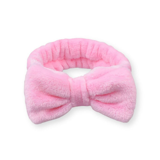 Bandeau Maquillage Noeud Papillon Rose - Chic & Coquette