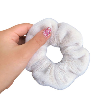 Chouchou en polaire peluché Rose pâle - Chic & Coquette