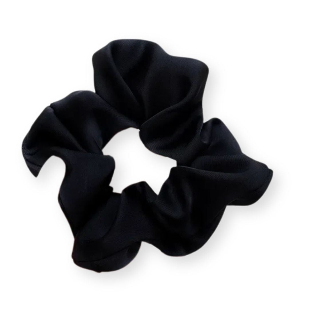 Gros chouchou en satin Noir - Chic & Coquette