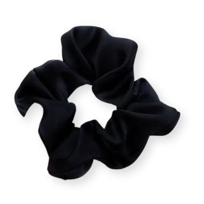 Gros chouchou en satin Noir - Chic & Coquette
